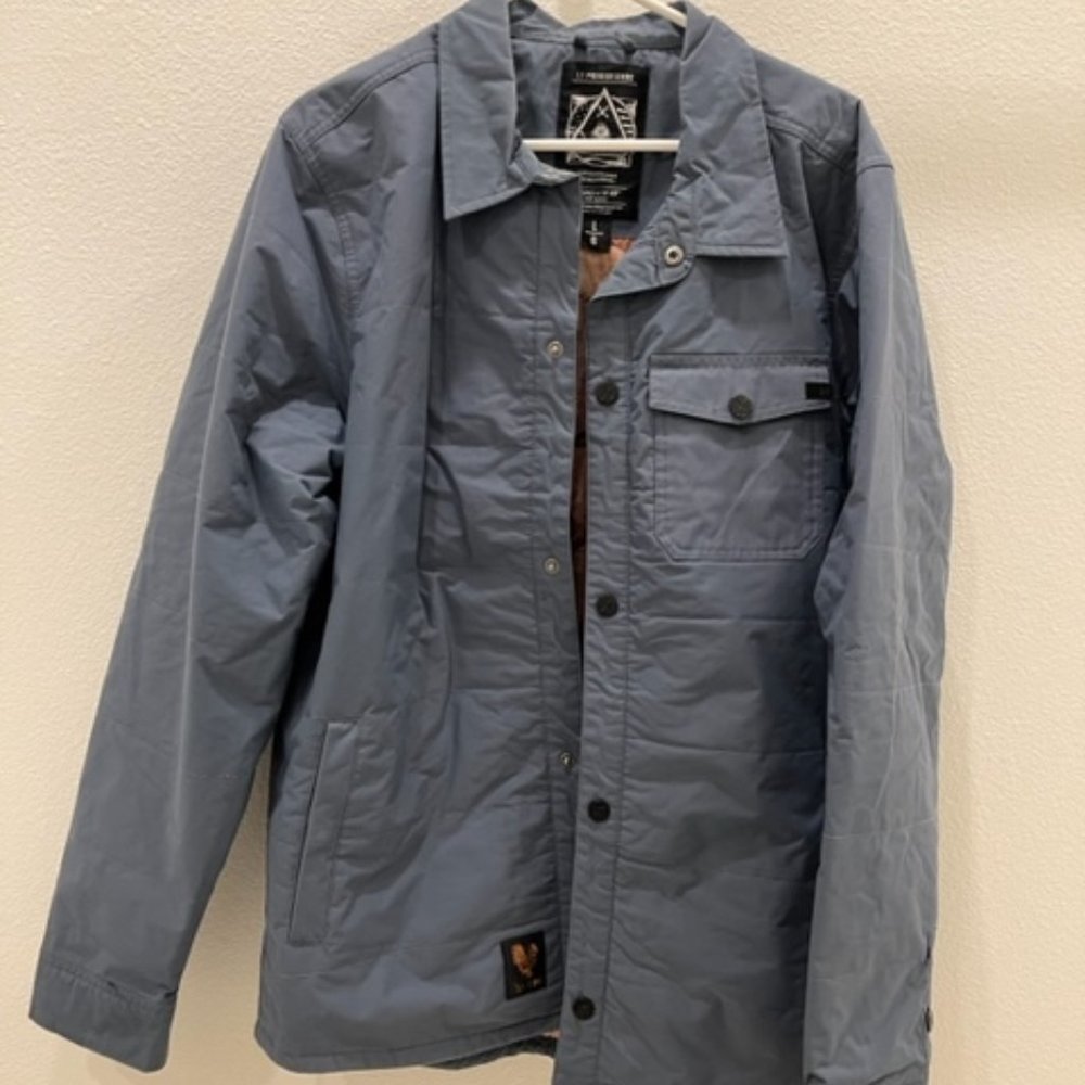 L1 Premium Goods Men Flint Snow Jacket, Dark Slate, Men, Large